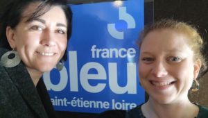 photo Isabelle Rivolier et Marie-Laure BLANCHARD à. France Bleu