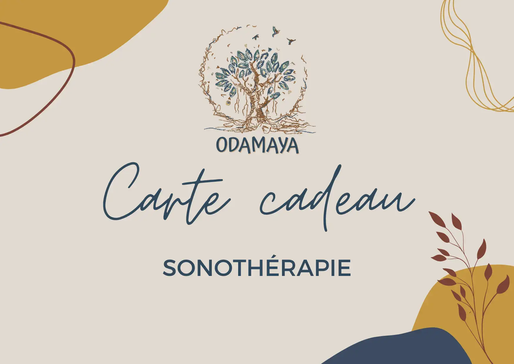 Une carte cadeau d'un e séance de sonothérapie Odamaya dans la Loire